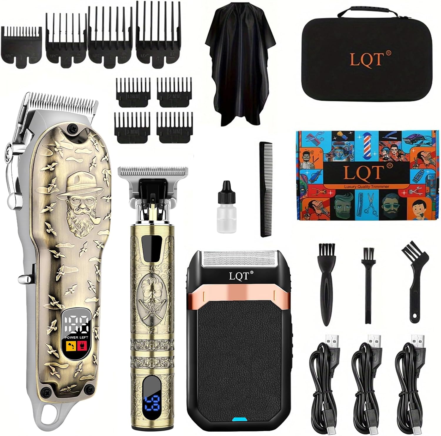 Men'S Grooming Images - Беспроводной набор машинок для стрижки волос