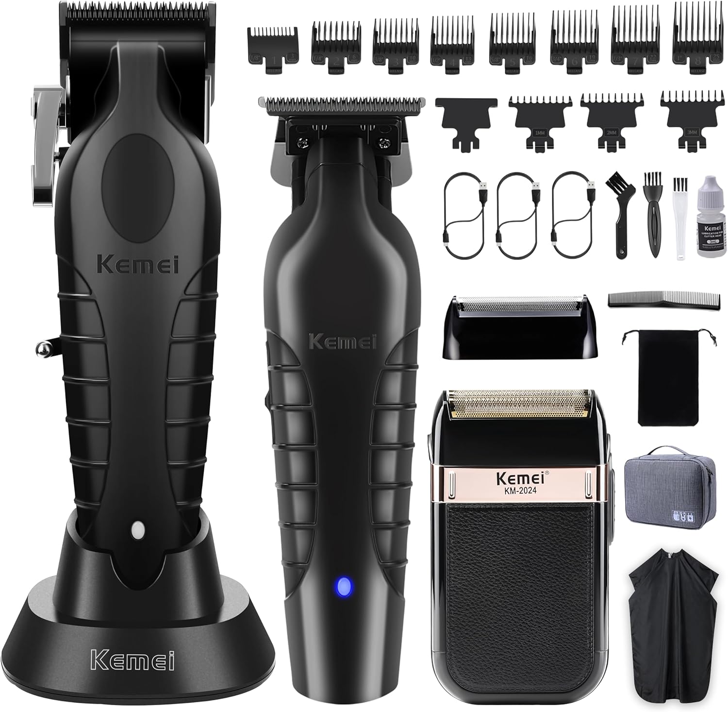 Men'S Grooming Products Kit - Профессиональный набор для стрижки волос, беспроводной