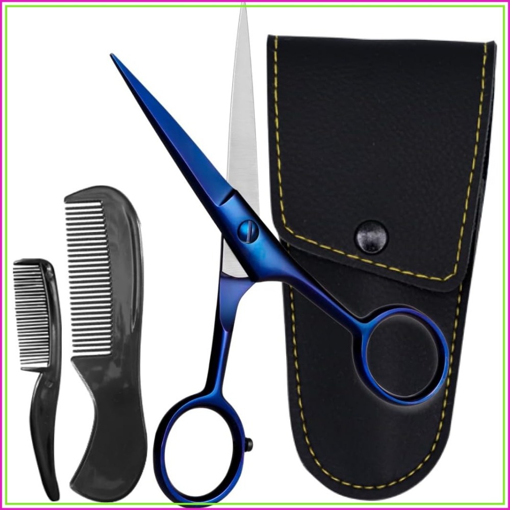 Men'S Grooming Images - Немецкие стальные ножницы для бороды 5