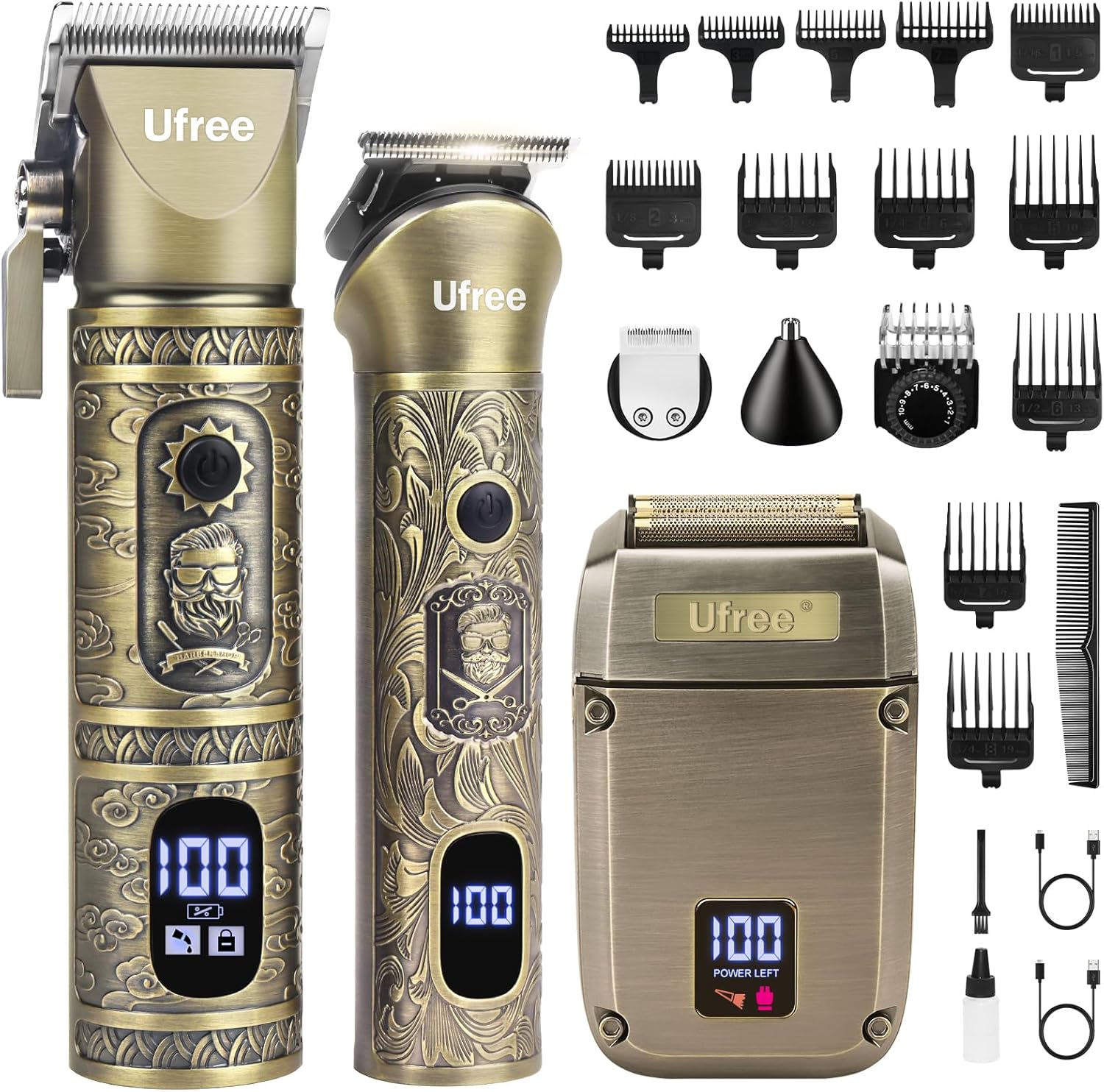 Men'S Grooming Products Kit - Триммер для бороды и машинка для