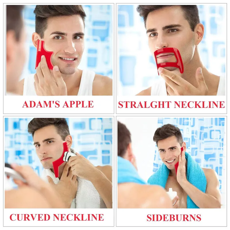 2/4 шт., мужские расчески для  – обзор и цена Men'S Beard Grooming