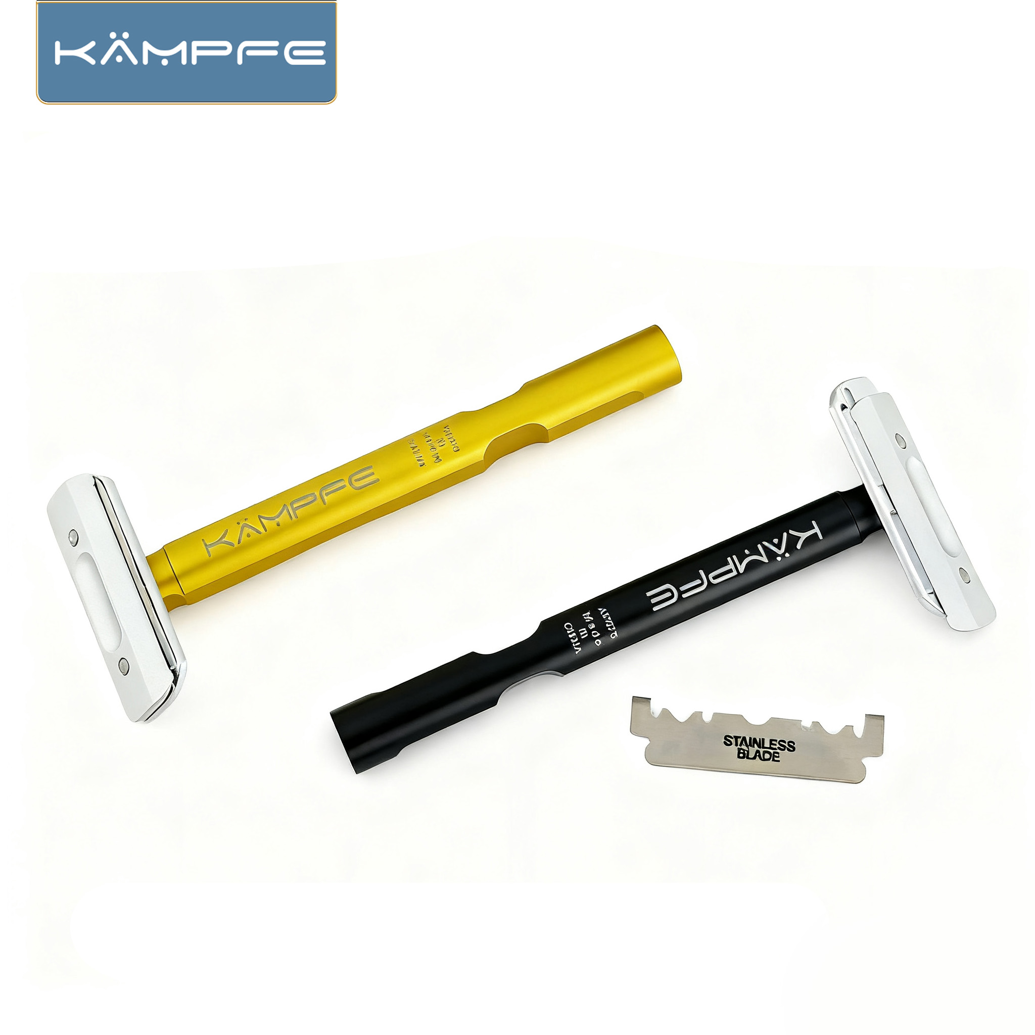 KAMPFE алюминиевая резьба с ЧП – обзор и цена Men'S Grooming Blade