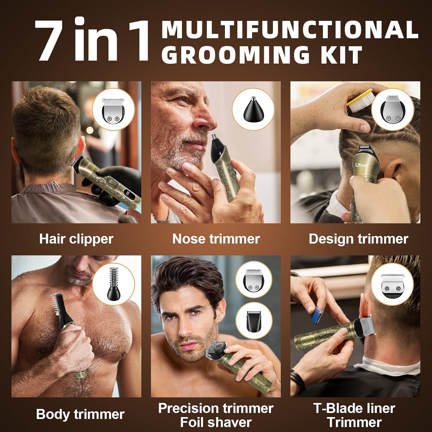 Триммер для бороды 7-в-1, элек – обзор и цена Men'S Grooming Images